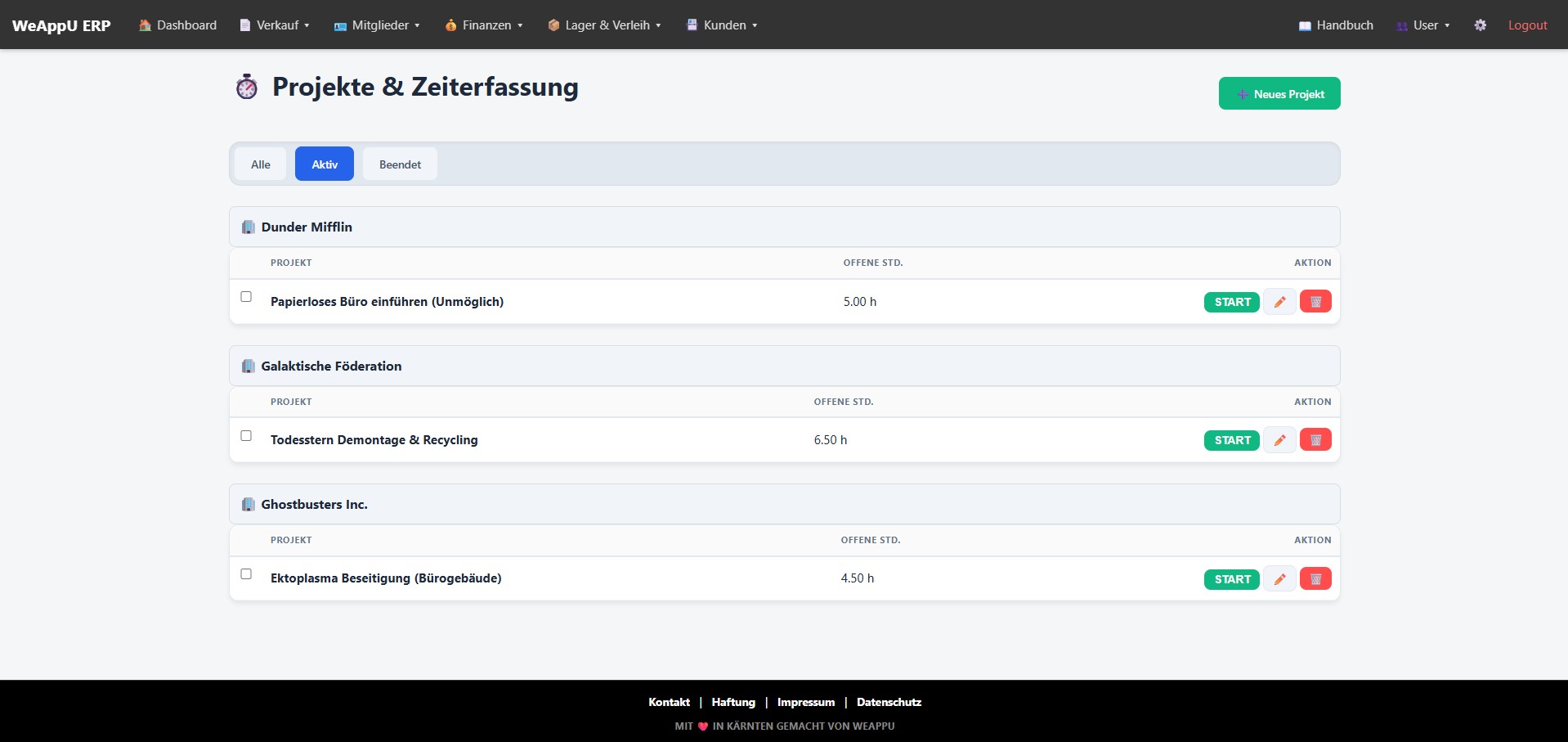 einfach-gebucht Screenshot
